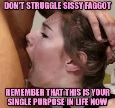 Don't fight it