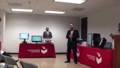NEW VIDEO Shows Dominion&rsquo;s Eric Coomer Admitting Their Voting Machine Systems Are WIRELESS and SUPPORT ALL NETWORKS. This is a direct contradiction to the latest statements by Dominion officials!