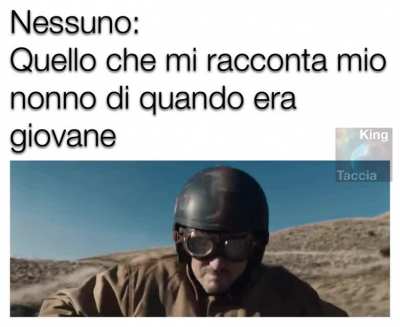 E perch&eacute; sai mio caro nipote quando ero giovane io...