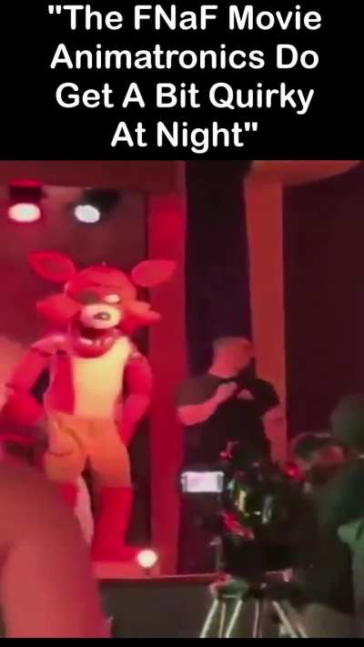 "The animatronics do get a bit quirky at night"
