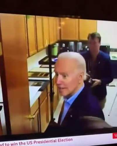 Biden letting the BBC know where he&rsquo;s from