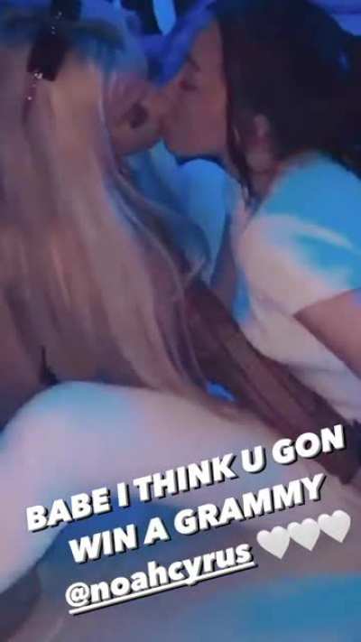 Kissing Noah Cyrus