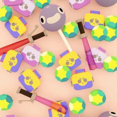 Brawl Stars candies fanart