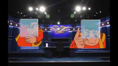The debate be like