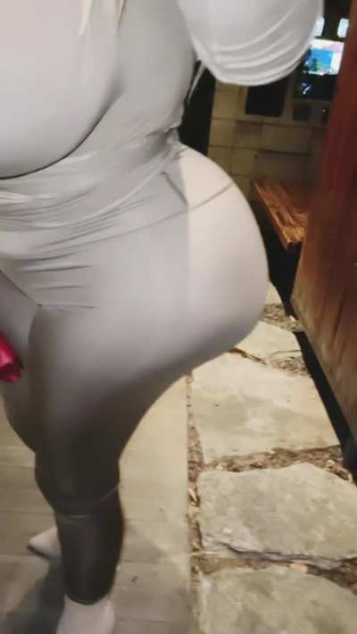 I prefer her ass over her tits.