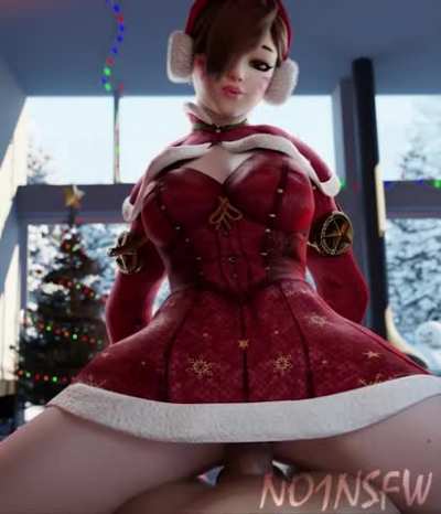 D.Va Christmas Fuck (No1nsfw)