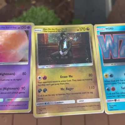 Made Cudi&rsquo;s discography as Pok&eacute;mon cards, what do you think?
