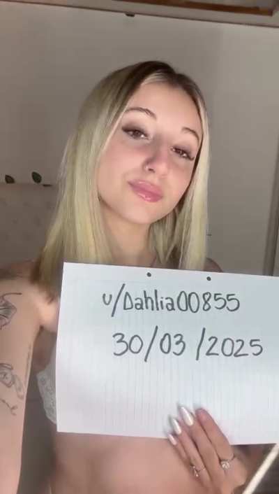 I took a photo before but you kept saying me is fake so I did it as a video to prove that I am indeed real! and own this account