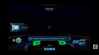 (subnautica spoiler) got jumpscared by a ghost leviathan