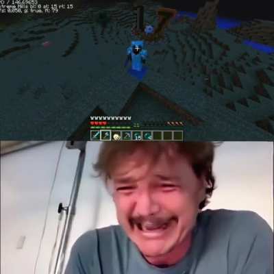 Contexto: ElRichMC actualizo su survival 1.7 al 1.8 despu&eacute;s de 7 a&ntilde;os y despu&eacute;s de hacer una granja que le consumi&oacute; su vida, justo antes de actualizar se le quebr&oacute; la voz 😢