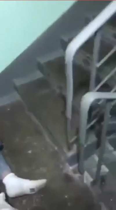 Seriously NSFW - if you are Squeemish do not watch this - Russians are breaking each others legs to not get drafted into the army