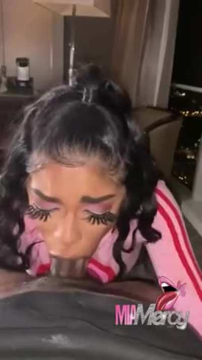 &ldquo;Look at you&rdquo; 😝💦 Sucking dick is her talent🤩 Do you agree? #Full vid in comments ❗️