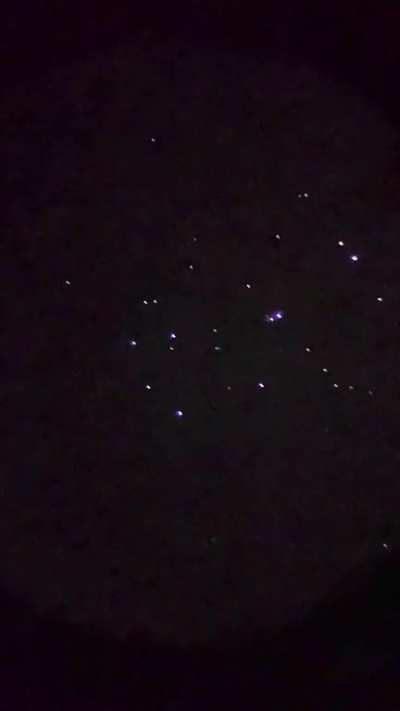 Orion Nebula, Pleiades, and Andromeda Galaxy