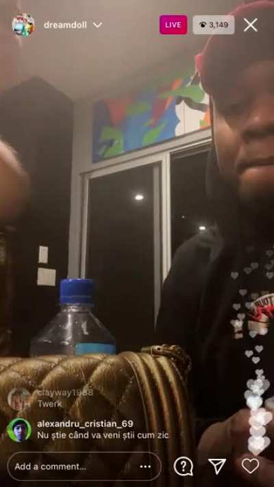 Dream Making it clap Ig Live Today