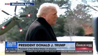 Trump: "With that being said, you can't have guns. You can't walk in with guns. You just can't. You can't walk in with guns. You can't do that. But it's just a very unfortunate incident."