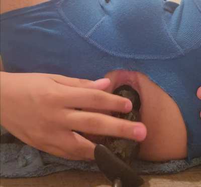 Dripping from my gaped hole