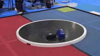 Robot-sumo is intense. I feel like I should have known about this a long time ago.