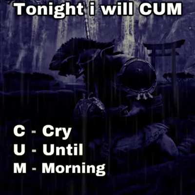 One of those nights again.