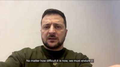 President Zelensky's Latest Address. 02/01/23. Duration 3m52. English Subtitles