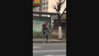 When chef boi forgot to renew his Rider's license