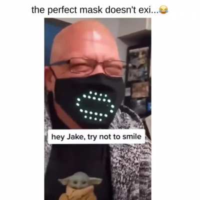 This is the Best mask I&rsquo;ve ever seen 😂