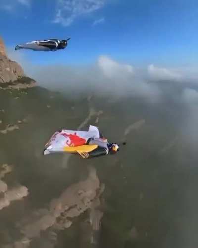 For this stunning footage of wingsuit divers.