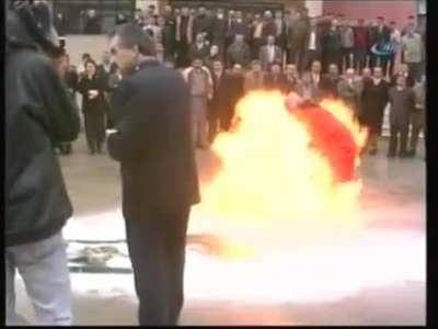 Always practice fire safety