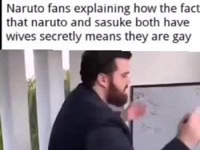 Narutards people be like 👨&zwj;❤️&zwj;💋&zwj;👨