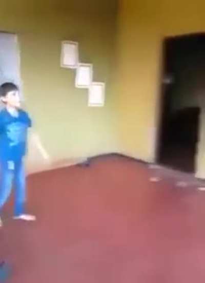 Abrupt kick!
