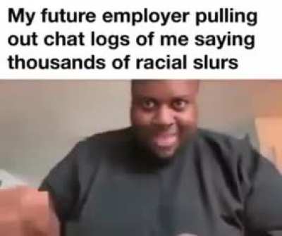 Your honor, i said those racial slurs ironically
