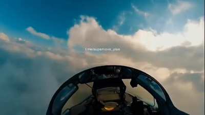 Ukrainian mig-29 protecting the skies above Ukraine