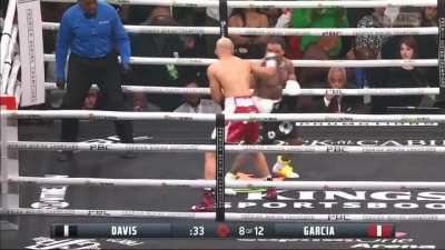 Road to Tank vs KingRy: Gervonta Davis makes Hector Garcia retire on his stool at the end of the 8th round