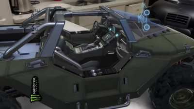 Close up of Halo Infinite&rsquo;s Warthog