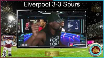 Spuds fan reacts to Richarlison&rsquo;s equalizer and Jota&rsquo;s winner