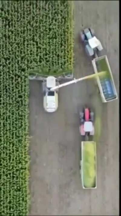 Automation in agriculture. Now imagine these being autonomous/driverless. That&rsquo;s the future.
