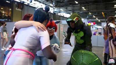 Miraculous cosplayers at Japan Expo 2022 (Bunnix, Multimouse, Alya, Carapace &amp;amp; Lila)