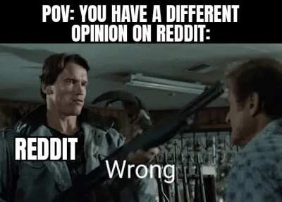 even a slightly different opinion
