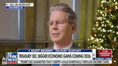 BESSENT: &ldquo;2025 IS SETTING THE TABLE. THE FEAST WILL BE IN 2026.&rdquo;