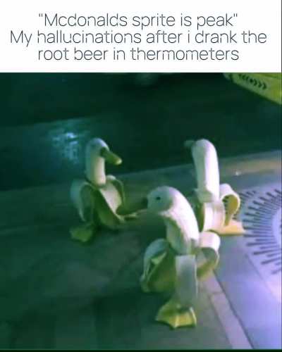 a bit thirsty