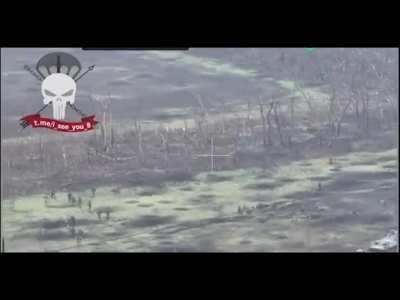 RU pov: Infantry assaulting AFU trenches - part of the Nevelskoye, Donetsk combined armored attack posted earlier