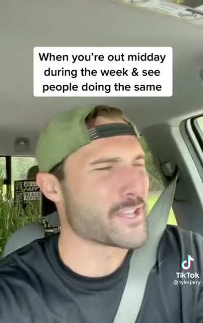 When you&rsquo;re out midday during the week and see other people doing the same