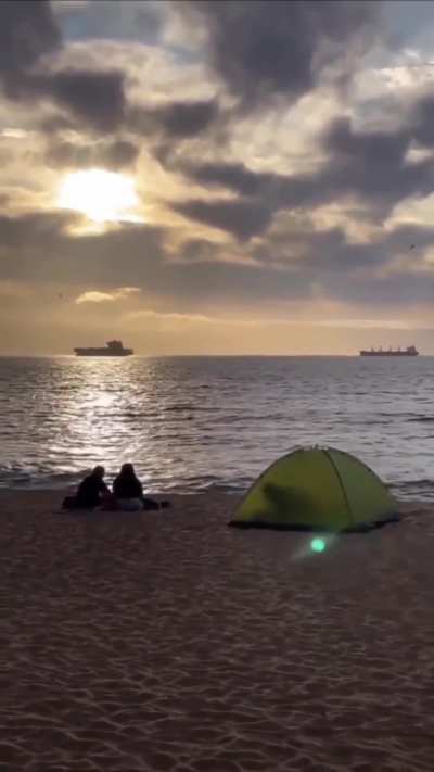Relaxing sunset