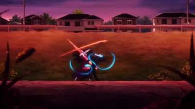 That one repeated loop in Garou vs monsters but it repeats even more