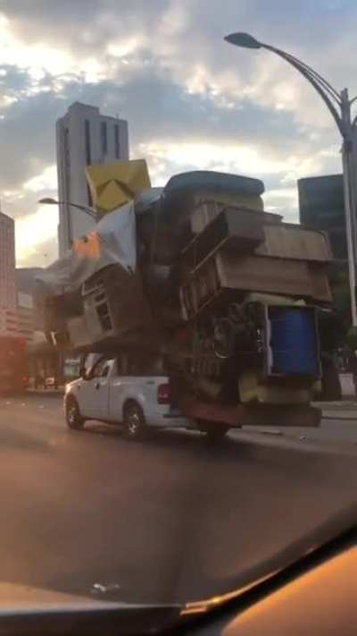 Moving van spotted in Mexico