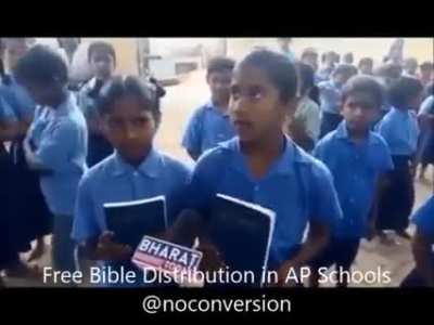 [Noconversion] Free distribution of bible in Andhra schools