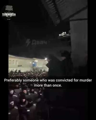 Newest translated video of Wagner head Prigozhin giving a surprisingly honest "motivational recruitment speech" to a large group of convicted Russians in a prison.