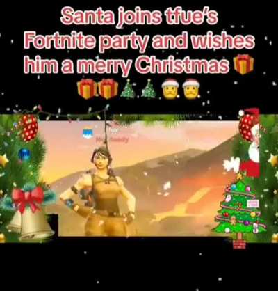 Santa plays Fortnite???