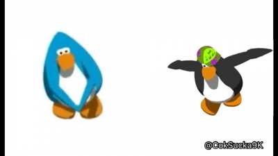 Ping&uuml;inos qliaos bailando Gimme gimme a man after midnight