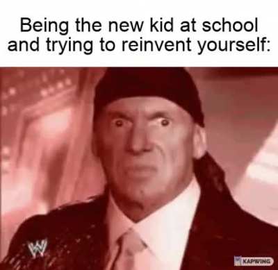 No one knows I was a loser at my old school