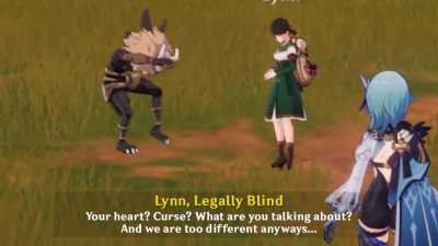 Romantic Hilichurl getting the ladies
